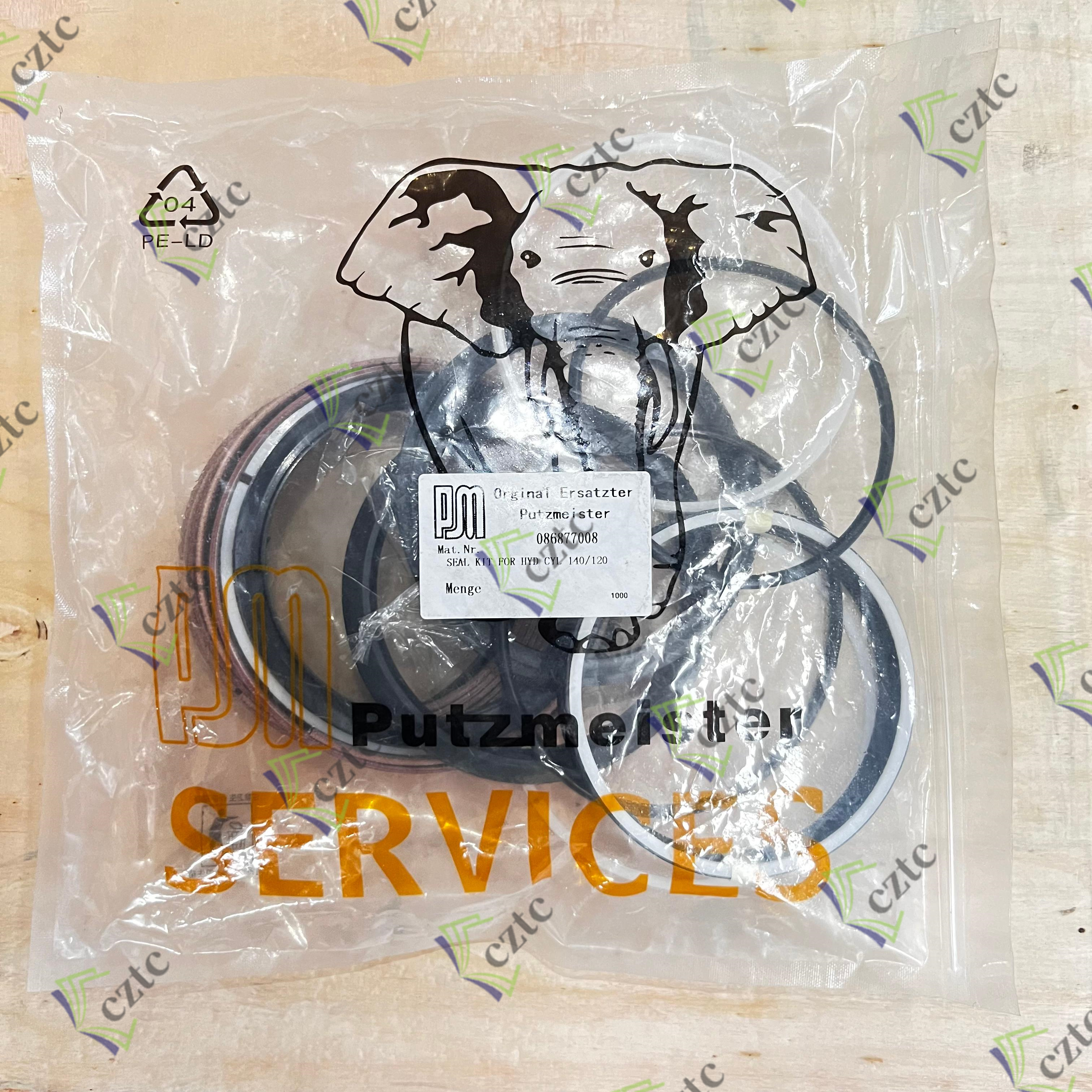 Putzmeister 086877008 Concrete Pump Seal Kit Repair Kits