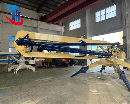 21m mobile spider concrete placing boom concrete spreader