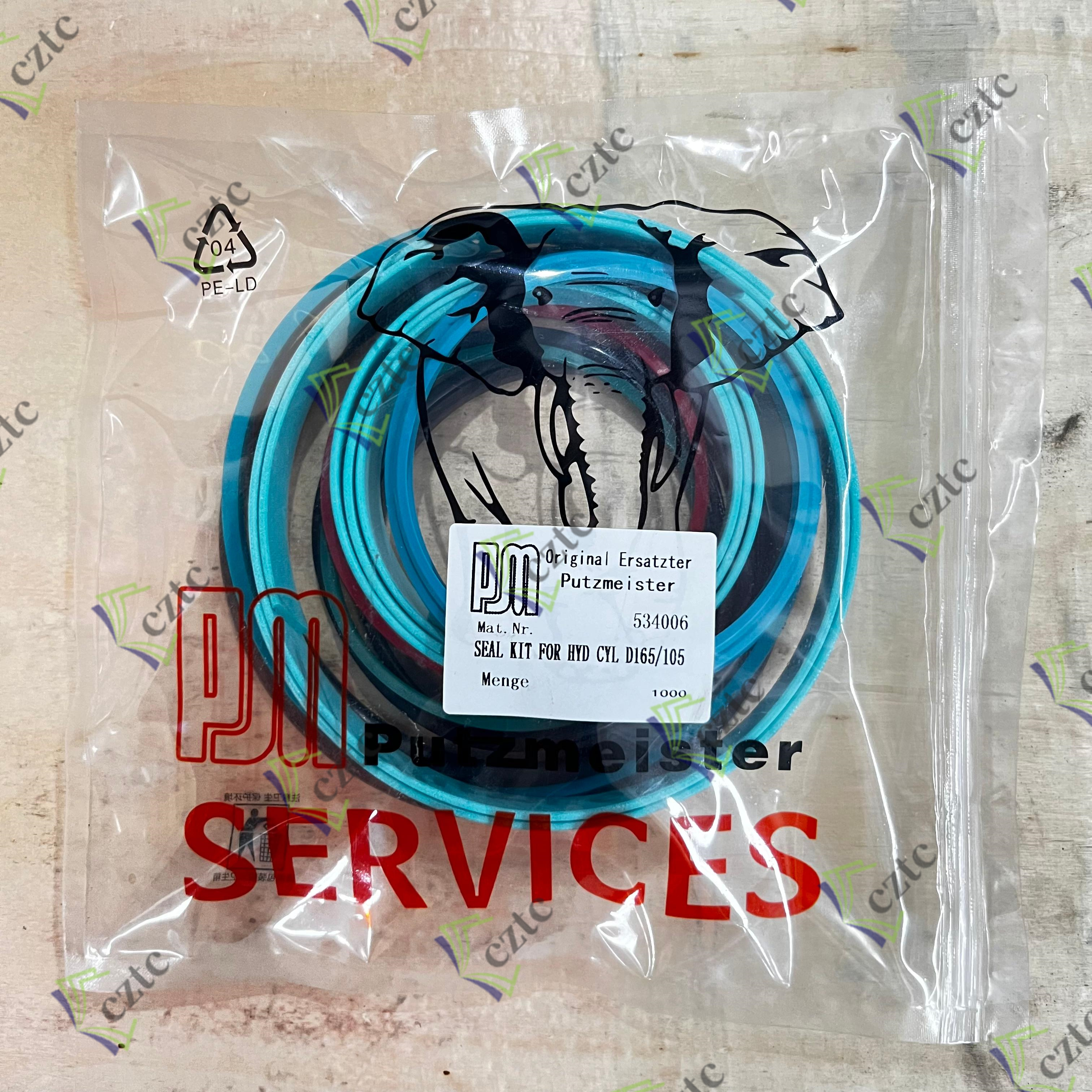 Putzmeister Concrete Pump Part Putzmeister 534006 Concrete Pump Seal Kit Repair Kits