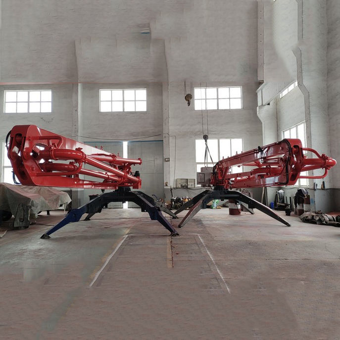 Movable Type Concrete Placing Truck Mounted Boom Equipment Concrete Pump Concrete Distributor Placing Boom