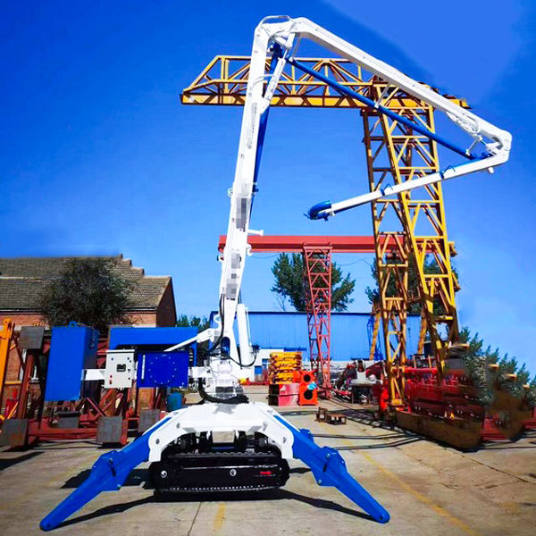 Shandong Construction Site Concrete Placing Machine Pump Pipe Manufacturer Concrete Distributor Tower Concrete Boom
