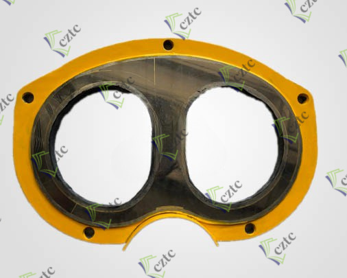 Putzmeister TK50 Stationary Pump Parts Spectacle Wear Plate 292817001 Carbide And Hard Face