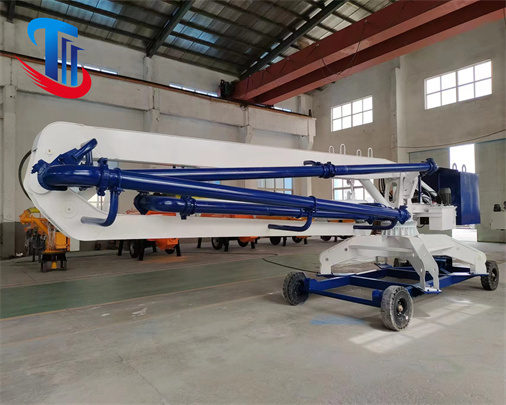 13m mobile spider concrete placing boom concrete spreader