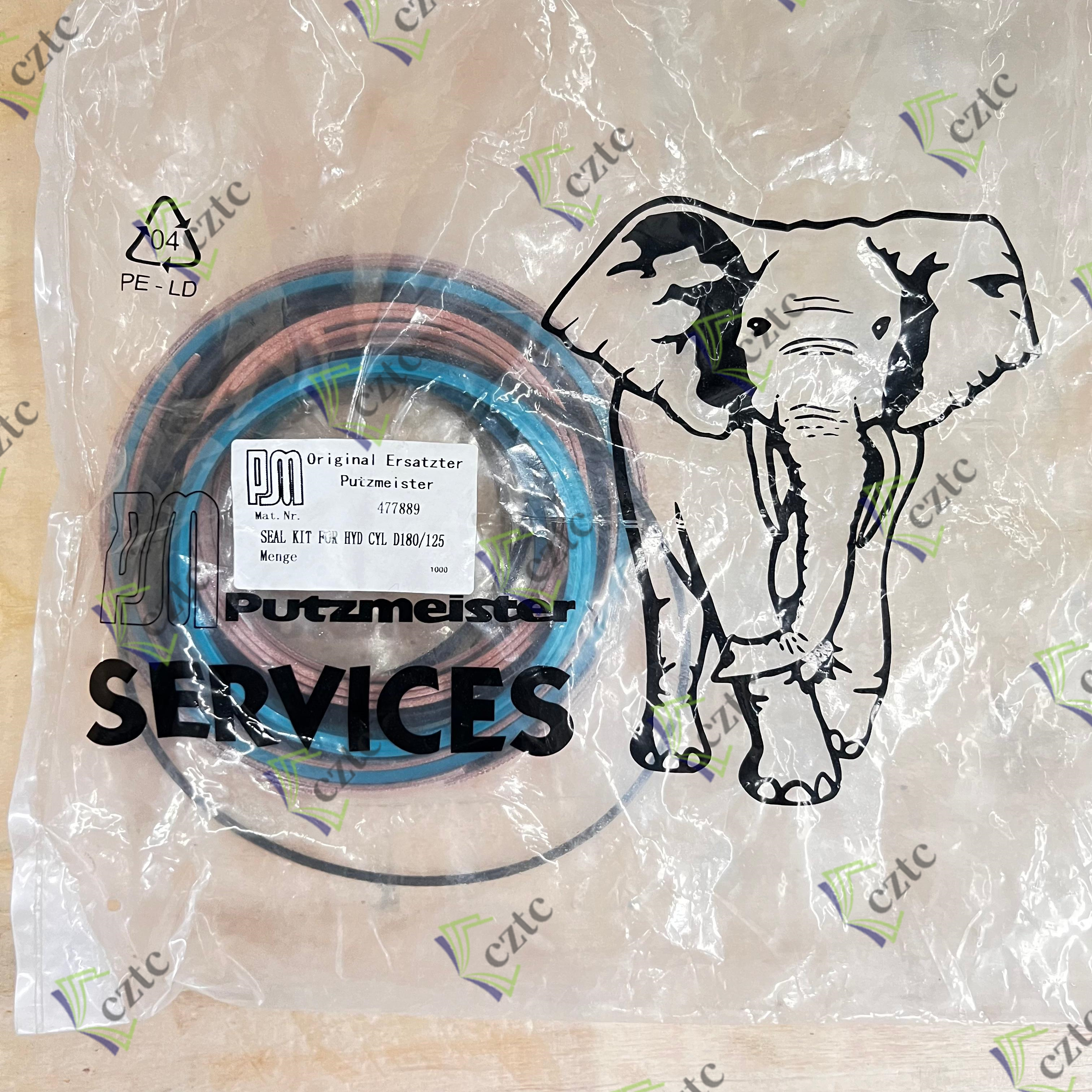 Putzmeister 477889 Concrete Pump Seal Kit Repair Kits